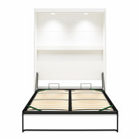 Impressions Murphy Bed with Touch Sensor LED Lighting & Gallery Shelf