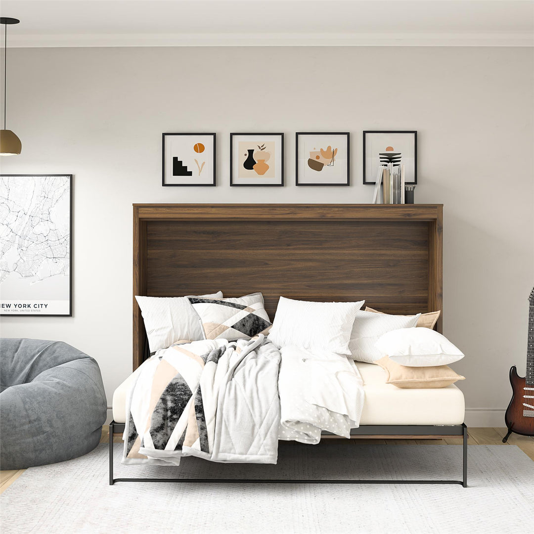Paramount Full Size Daybed Murphy Bed - Columbia Walnut - Full