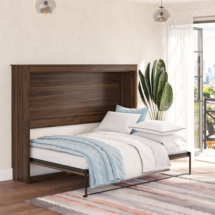Paramount Full Size Daybed Murphy Bed - Columbia Walnut - Full