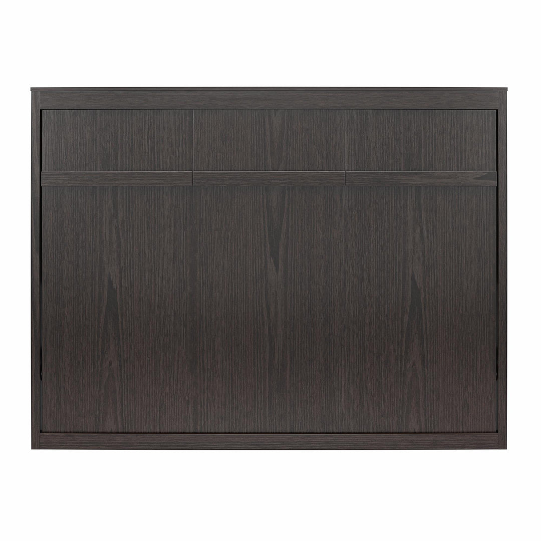 Paramount Full Size Daybed Murphy Bed - Black Oak - Full