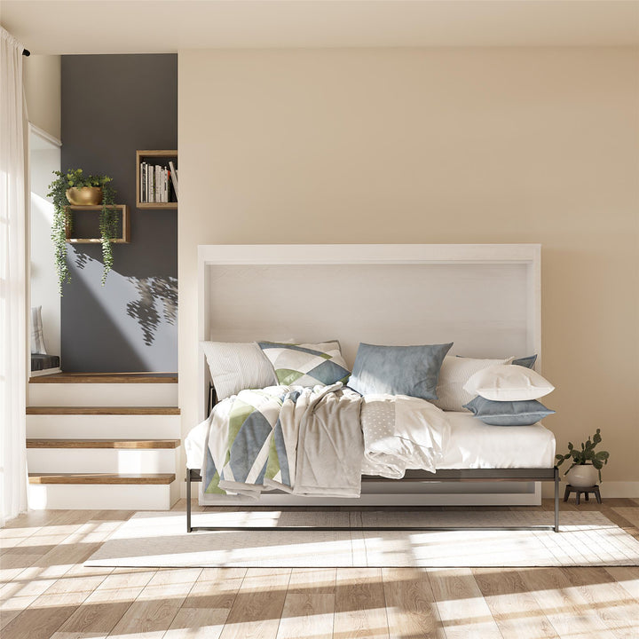 Paramount Full Size Daybed Murphy Bed - Ivory Oak - Full