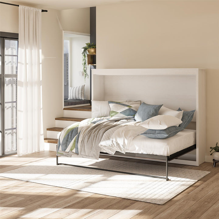Paramount Full Size Daybed Murphy Bed - Ivory Oak - Full