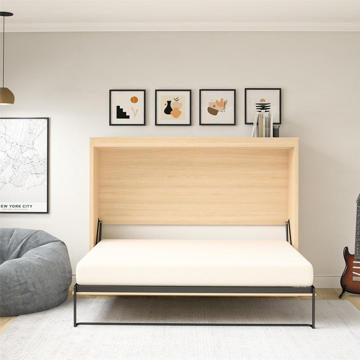 Paramount Full Size Daybed Murphy Bed - Monterey Oak - Full