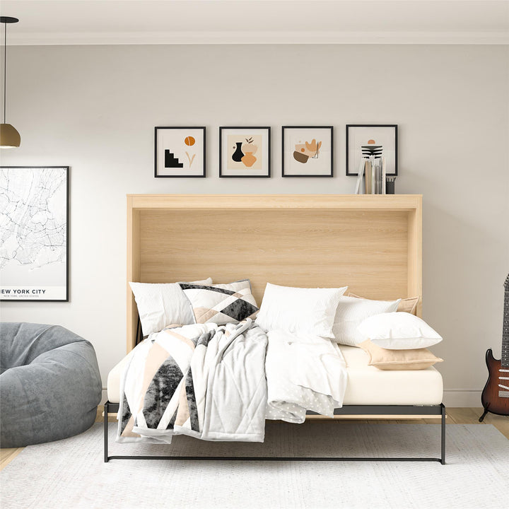 Paramount Full Size Daybed Murphy Bed - Monterey Oak - Full