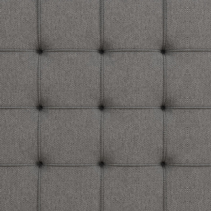 Elizabeth Upholstered Bed with Storage - Grey Linen - Queen