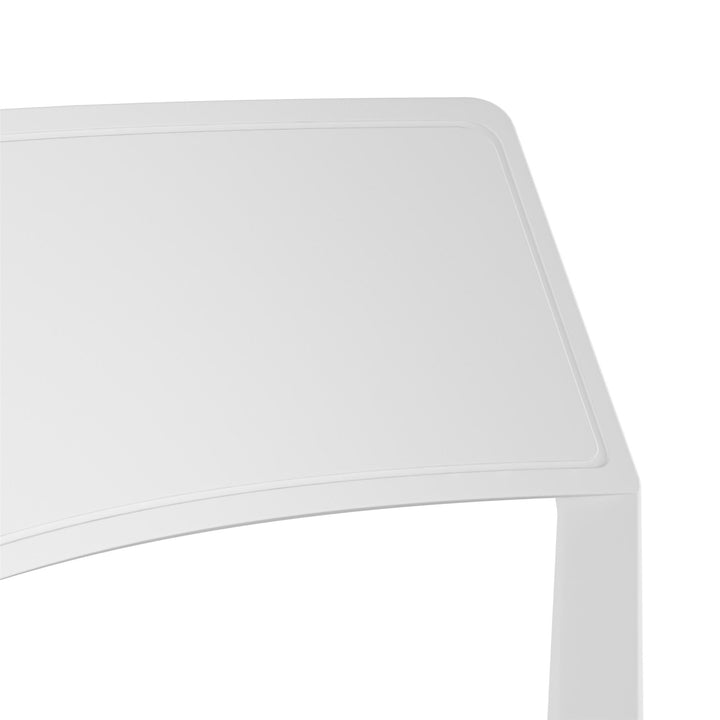 Poolside Collection Chandler Stacking Dining Chairs Indoor/Outdoor, Set of 2 - White - 2-Pack