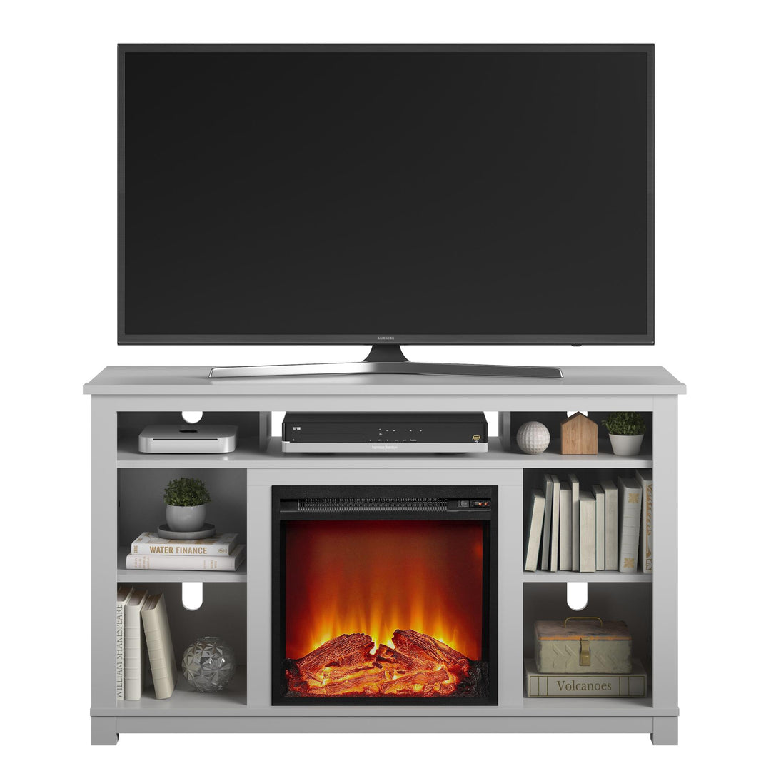 Edgewood Fireplace TV Stand for TVs up to 55 Inch - Dove Gray