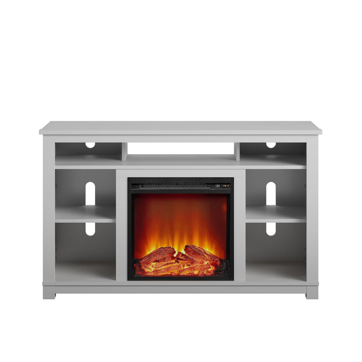 Edgewood Fireplace TV Stand for TVs up to 55 Inch - Dove Gray