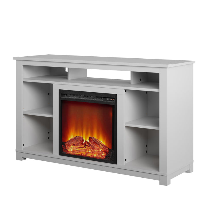 Edgewood Fireplace TV Stand for TVs up to 55 Inch - Dove Gray