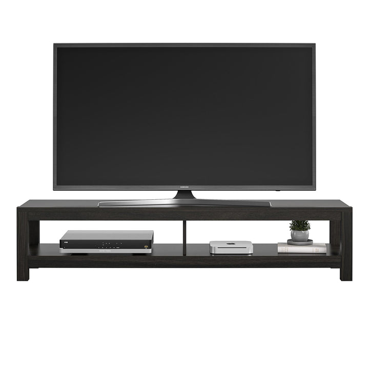 Sleek design stand suitable for TVs up to 65 inches - Espresso