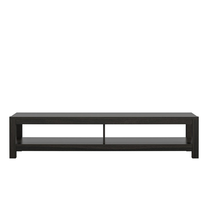 Perfect fit for your large screen: Essentials TV Stand - Espresso