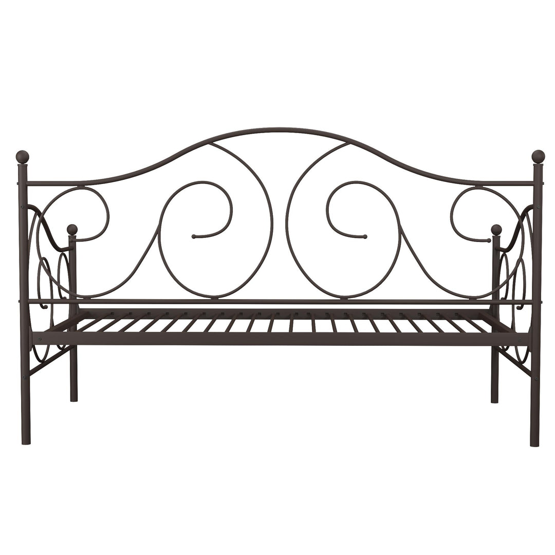 Victoria Metal Daybed with 15 Inch Clearance for Storage - Bronze - Twin