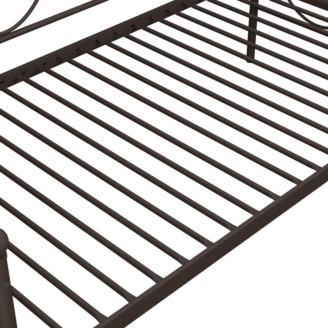Victoria Metal Daybed with 15 Inch Clearance for Storage - Bronze - Twin