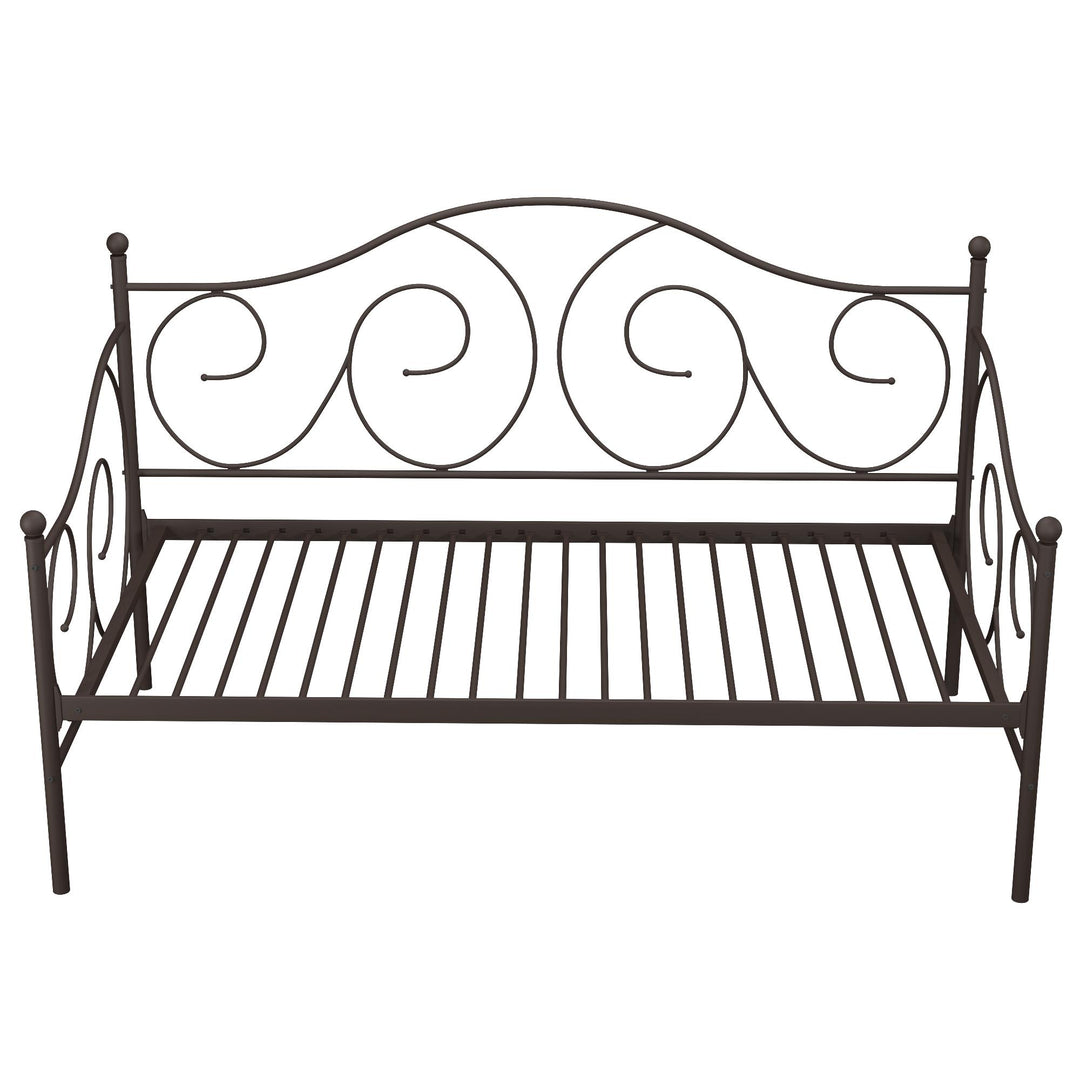 Victoria Metal Daybed with 15 Inch Clearance for Storage - Bronze - Twin