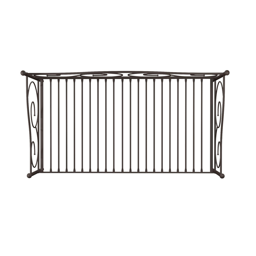 Victoria Metal Daybed with 15 Inch Clearance for Storage - Bronze - Twin