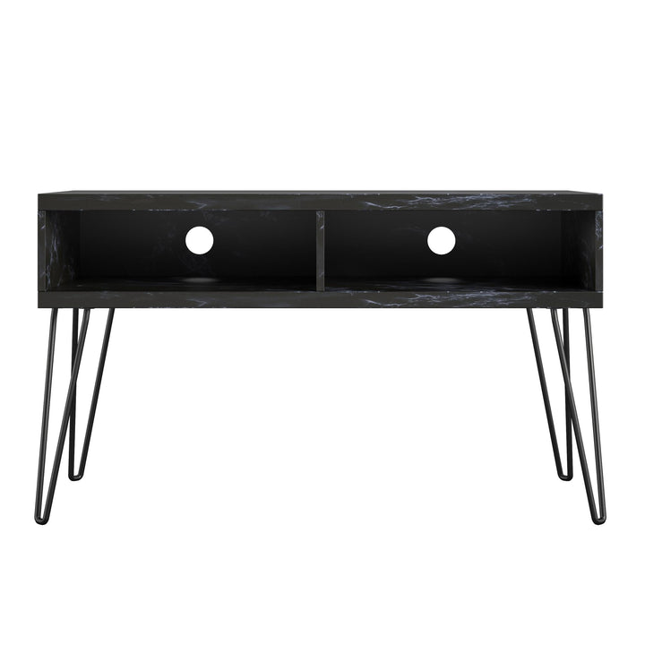 Athena TV Stand for TVs up to 42 Inches - Black Marble