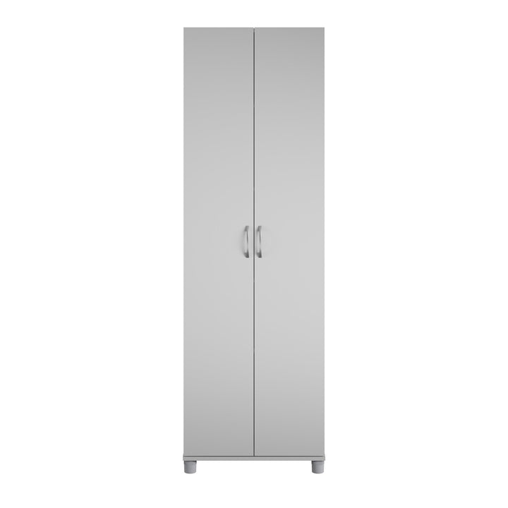 Basin 24 Inch 2 Door Utility Storage Cabinet - Dove Gray