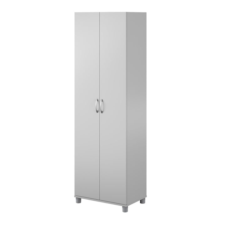 Basin 24 Inch 2 Door Utility Storage Cabinet - Dove Gray