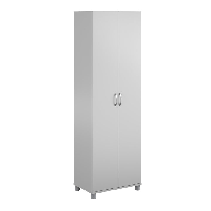 Basin 24 Inch 2 Door Utility Storage Cabinet - Dove Gray