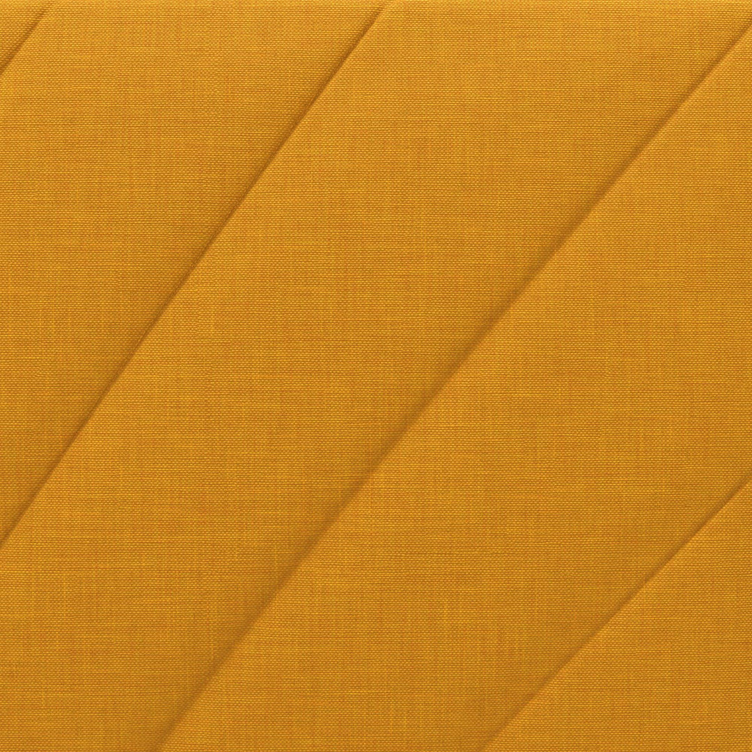 Paxson Futon with Solid Wood Legs and Diagonal Design - Mustard