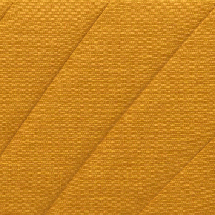 Paxson Futon with Solid Wood Legs and Diagonal Design - Mustard