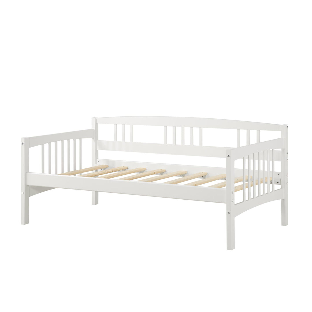 Kayden Wood Daybed with Slats - White