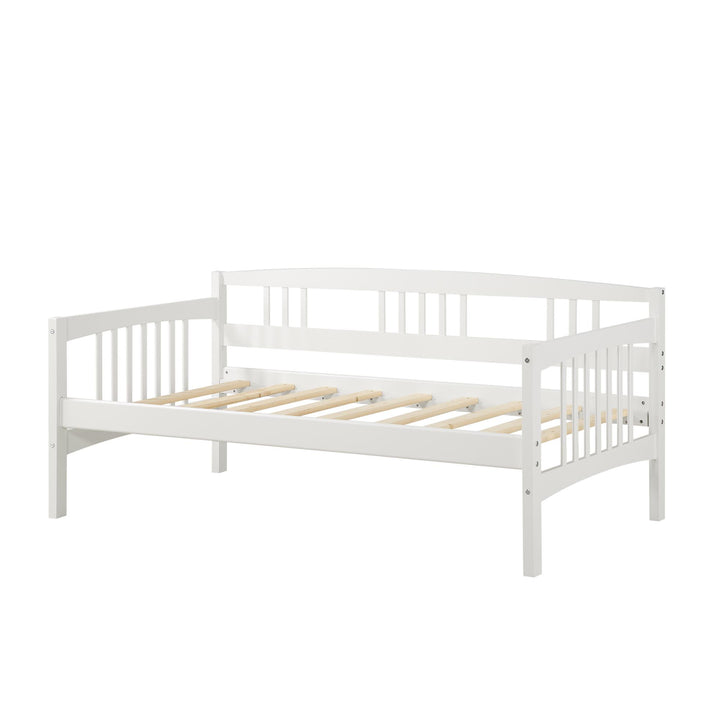 Kayden Wood Daybed with Slats - White