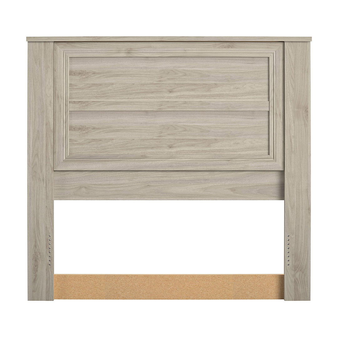 Sierra Ridge Levi Kids Twin Size Headboard with Mouldings  -  Light Walnut - Twin