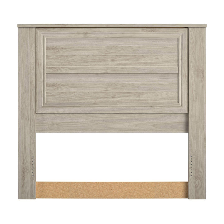 Sierra Ridge Levi Kids Twin Size Headboard with Mouldings  -  Light Walnut - Twin