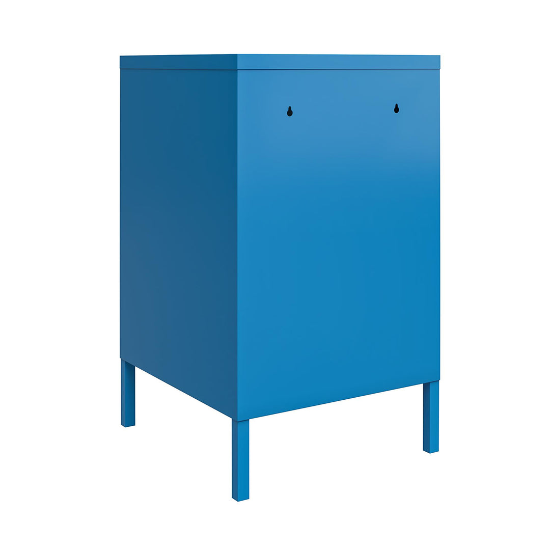 Cache 1 Door Metal Locker End Table - Bright Blue