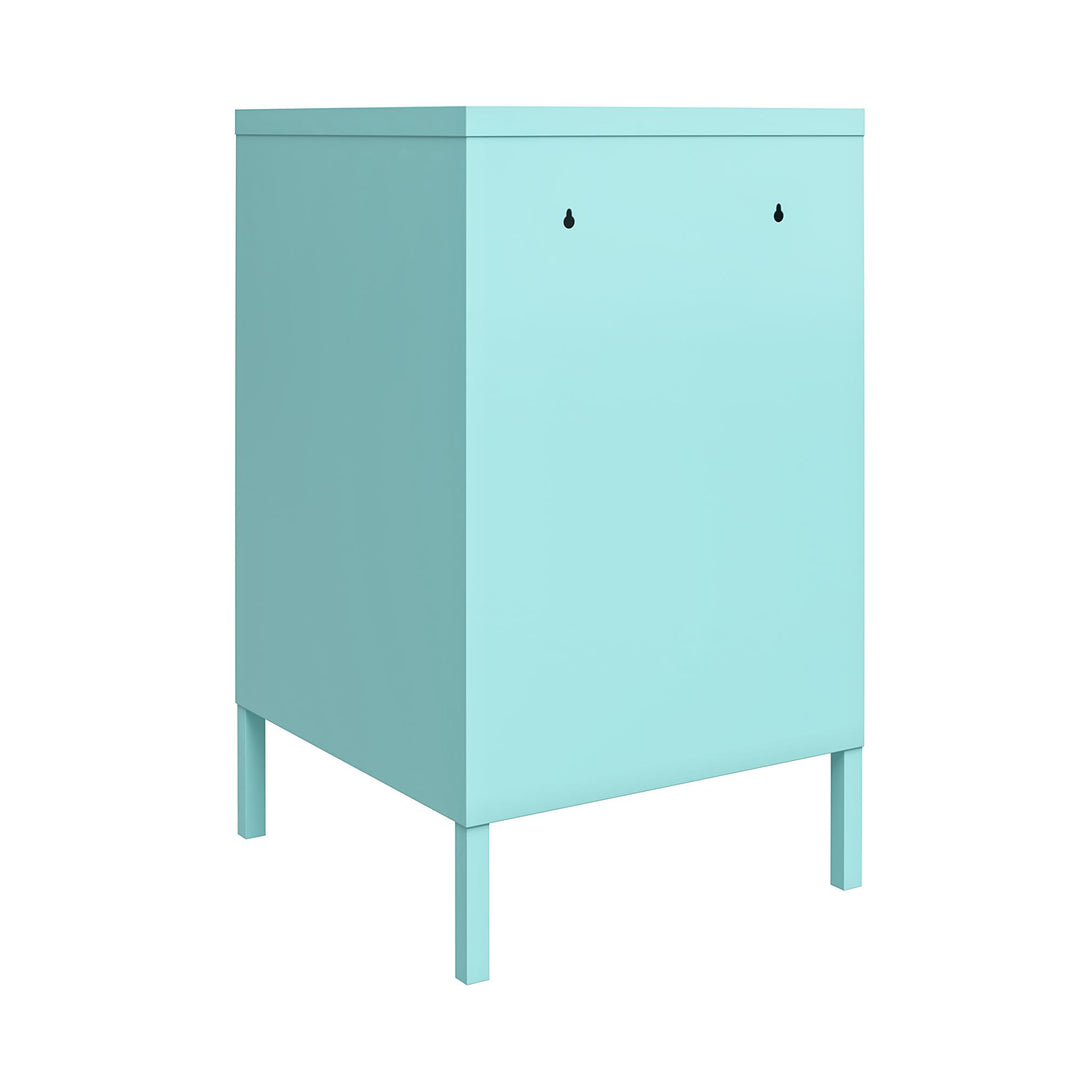 Cache 1 Door Metal Locker End Table - Spearmint