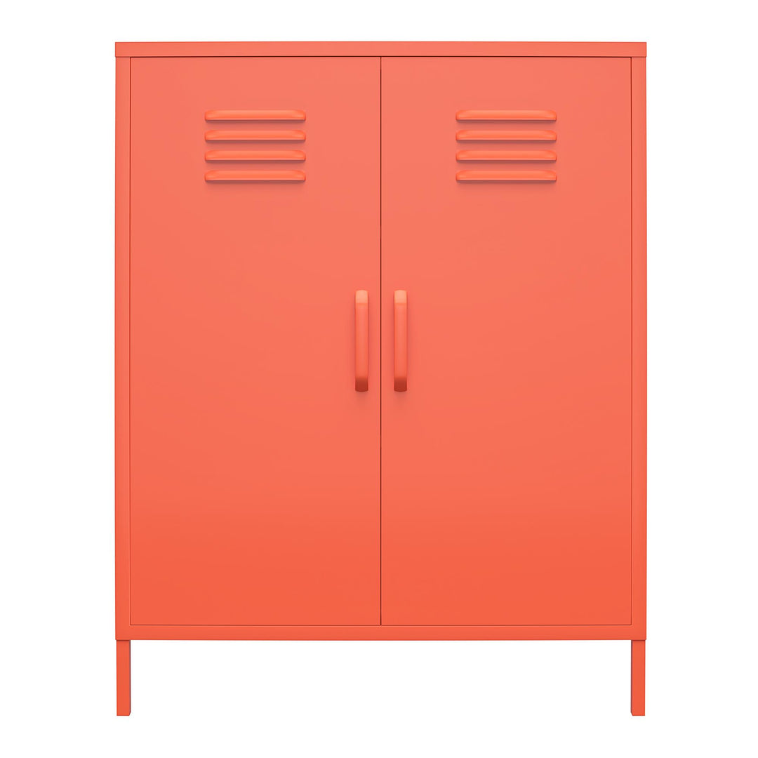 Locker-style cabinet for home organization -  Orange