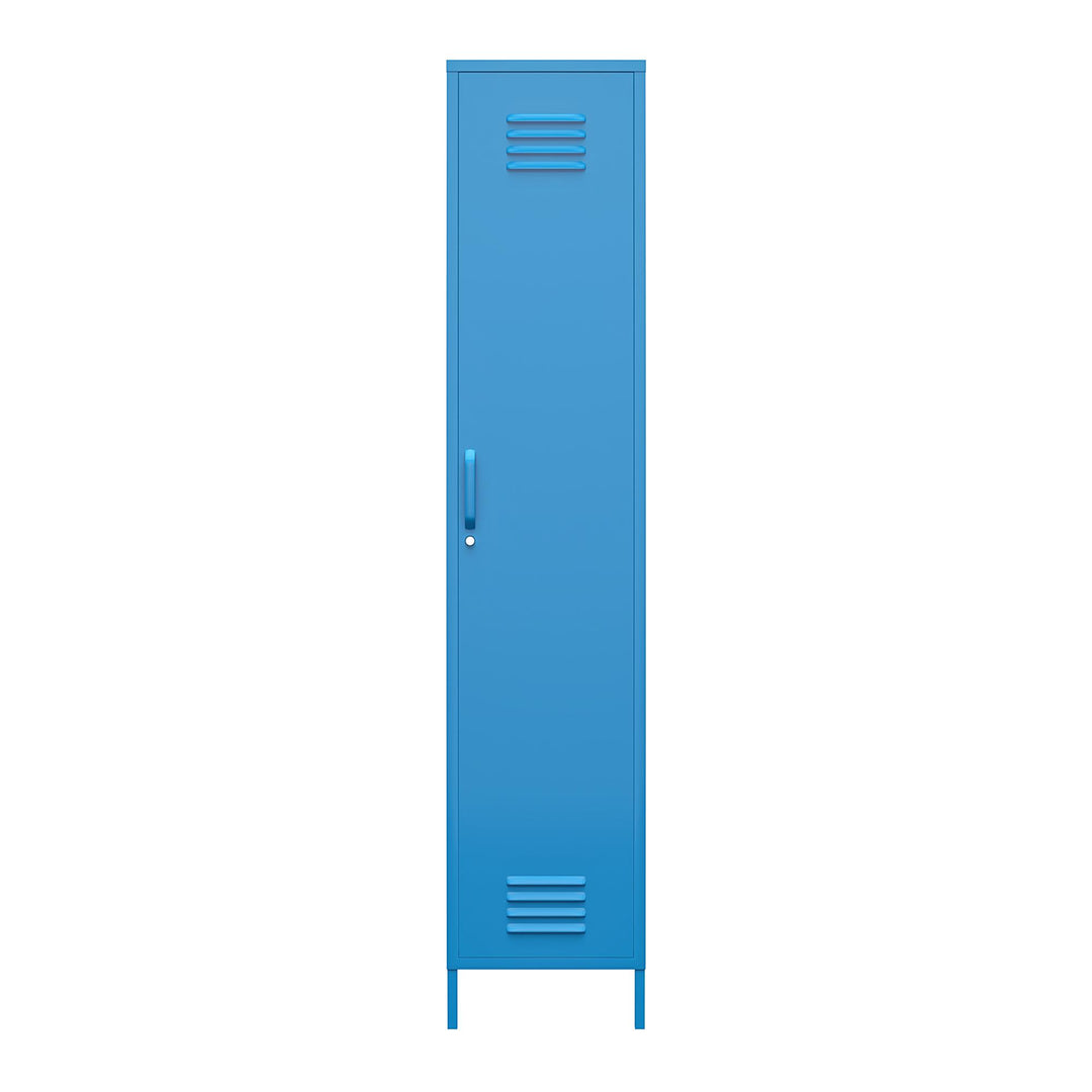 Cache Single Metal Locker Storage Cabinet - Bright Blue
