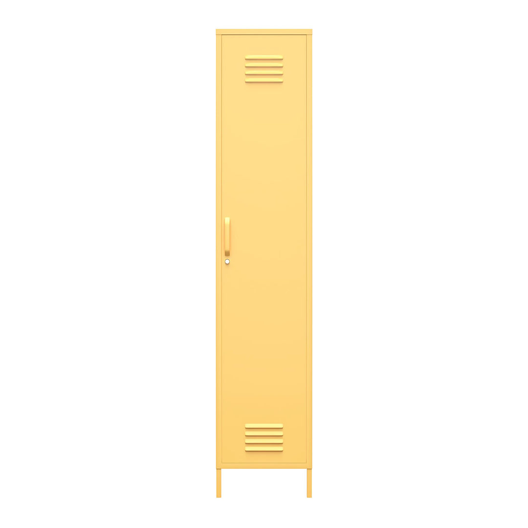 Cache Single Metal Locker Storage Cabinet - Yellow