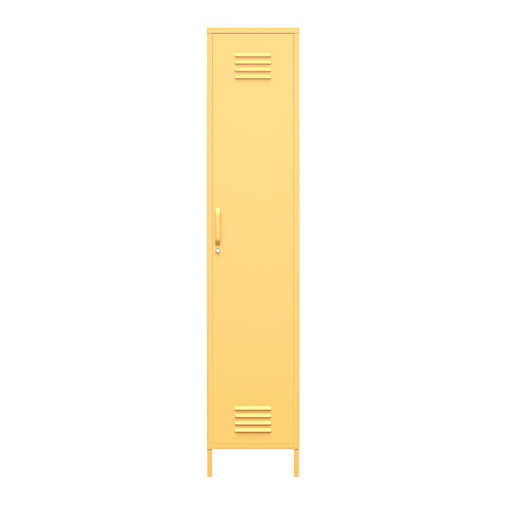 Cache Single Metal Locker Storage Cabinet - Yellow