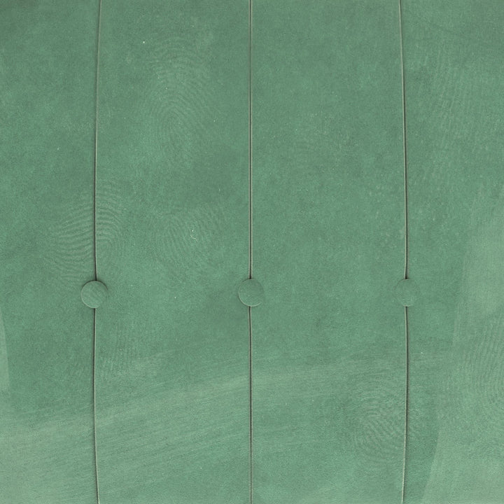 Pin Tufted Accent Chair with Wide-Track Arms and Vertical Stitching - Light Green