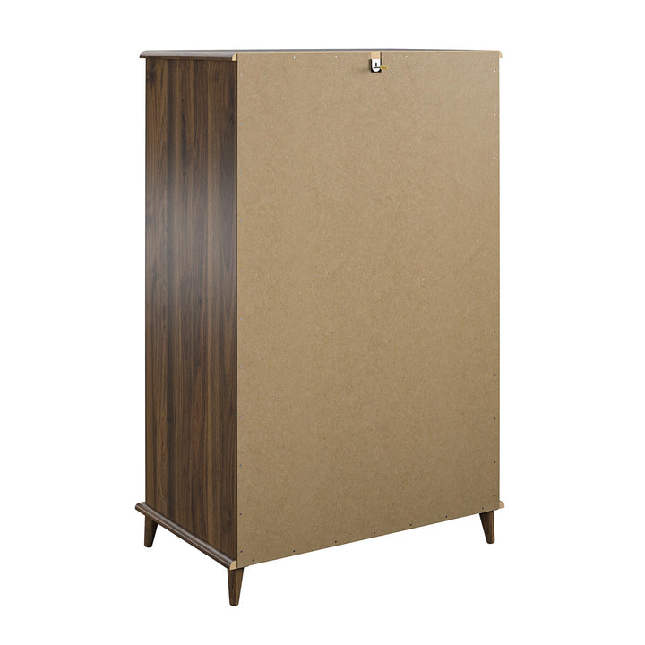 Farnsworth 5 Drawer Dresser - Florence Walnut - 5 Drawer