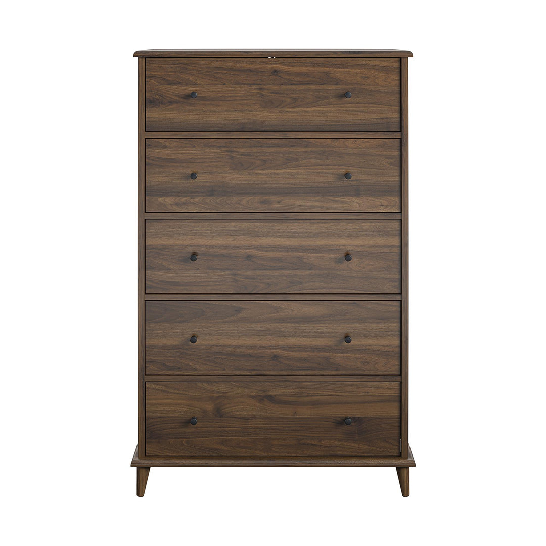 Farnsworth 5 Drawer Dresser - Florence Walnut - 5 Drawer