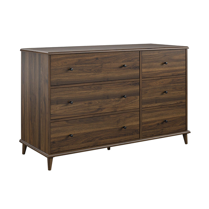 Farnsworth 6 Drawer Dresser - Florence Walnut - 6 Drawer