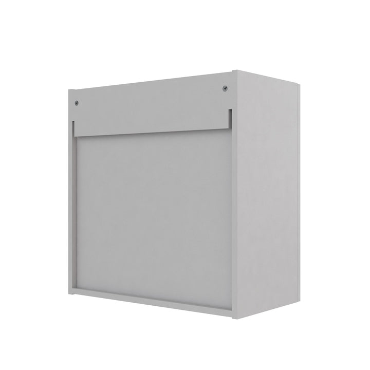 Basin 24 Inch 2 Door Wall Storage Cabinet - Dove Gray