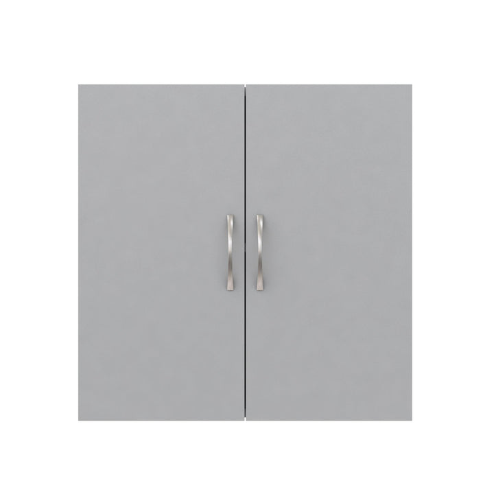 Basin 24 Inch 2 Door Wall Storage Cabinet - Dove Gray