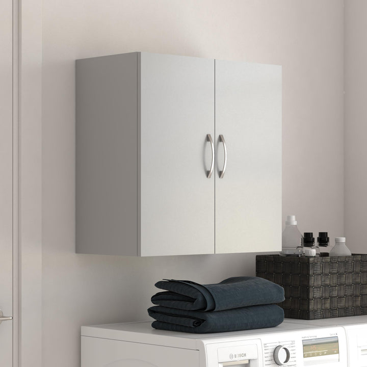 Basin 24 Inch 2 Door Wall Storage Cabinet - Dove Gray