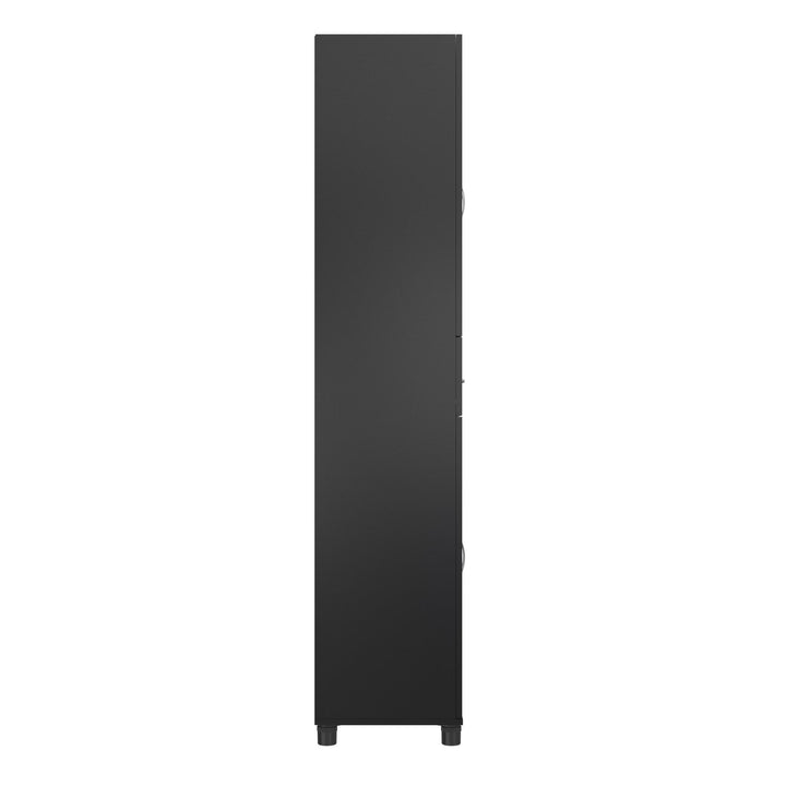 Basin 23.5 Inch Closed Storage Cabinet - Black