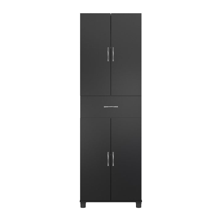 Basin 23.5 Inch Closed Storage Cabinet - Black