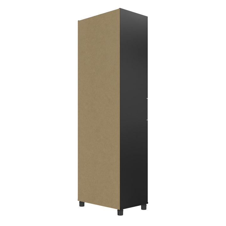 Basin 23.5 Inch Closed Storage Cabinet - Black