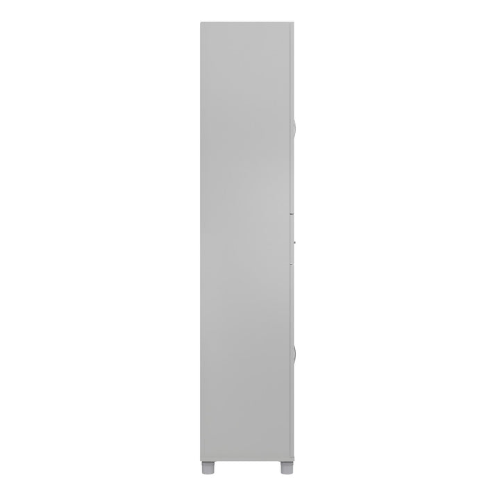 Basin 23.5 Inch Closed Storage Cabinet - Dove Gray