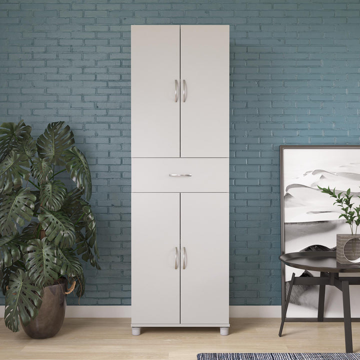 Basin 23.5 Inch Closed Storage Cabinet - Dove Gray