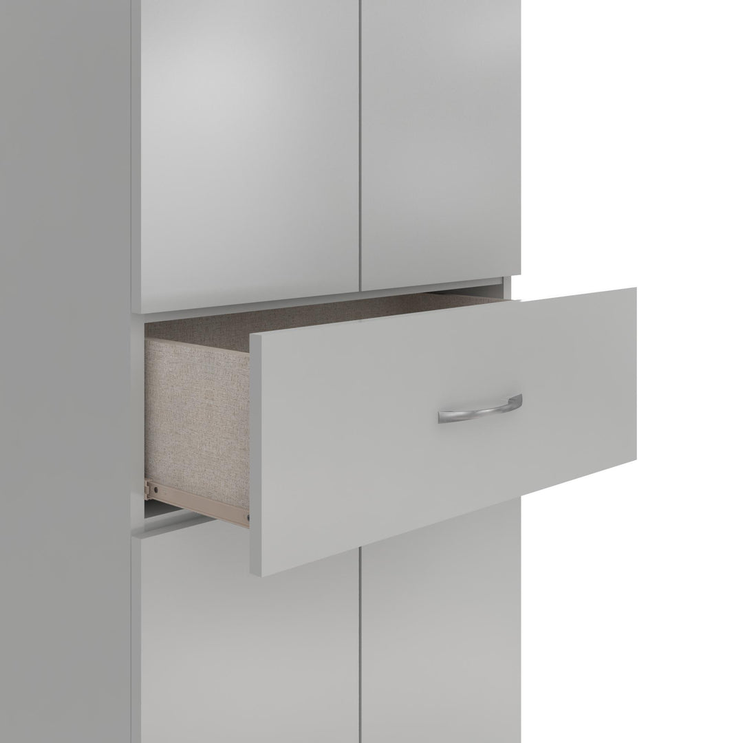 Basin 23.5 Inch Closed Storage Cabinet - Dove Gray