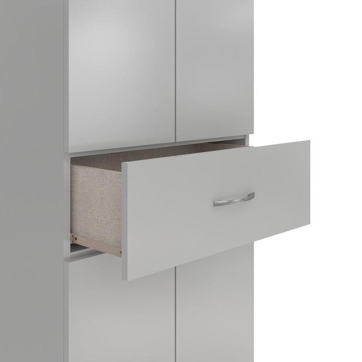 Basin 23.5 Inch Closed Storage Cabinet - Dove Gray