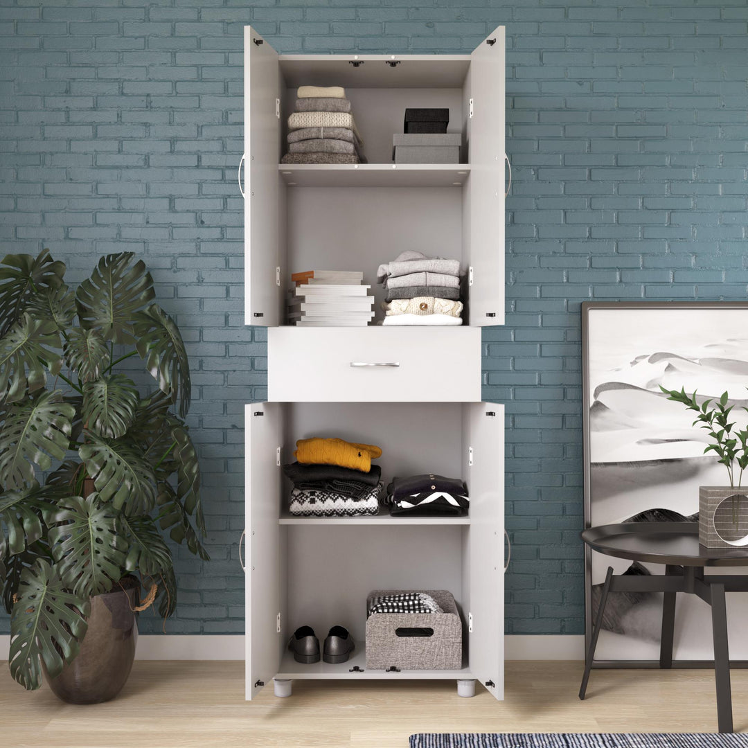 Basin 23.5 Inch Closed Storage Cabinet - Dove Gray